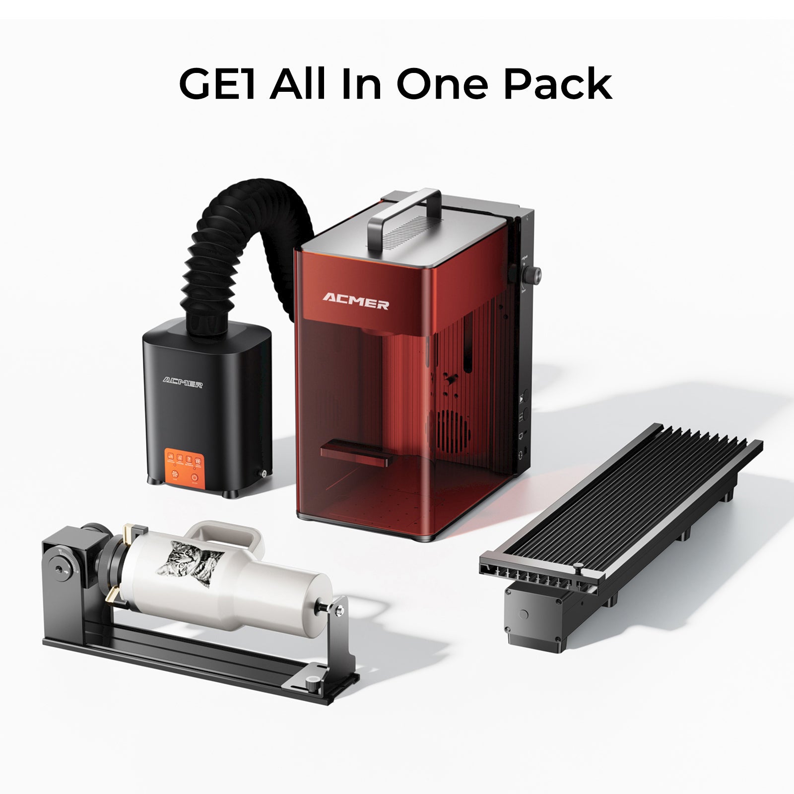 ACMER GE1 2W IR & 10W Diode Portable Galvo Dual Laser Engraver(PRE-ORDER)