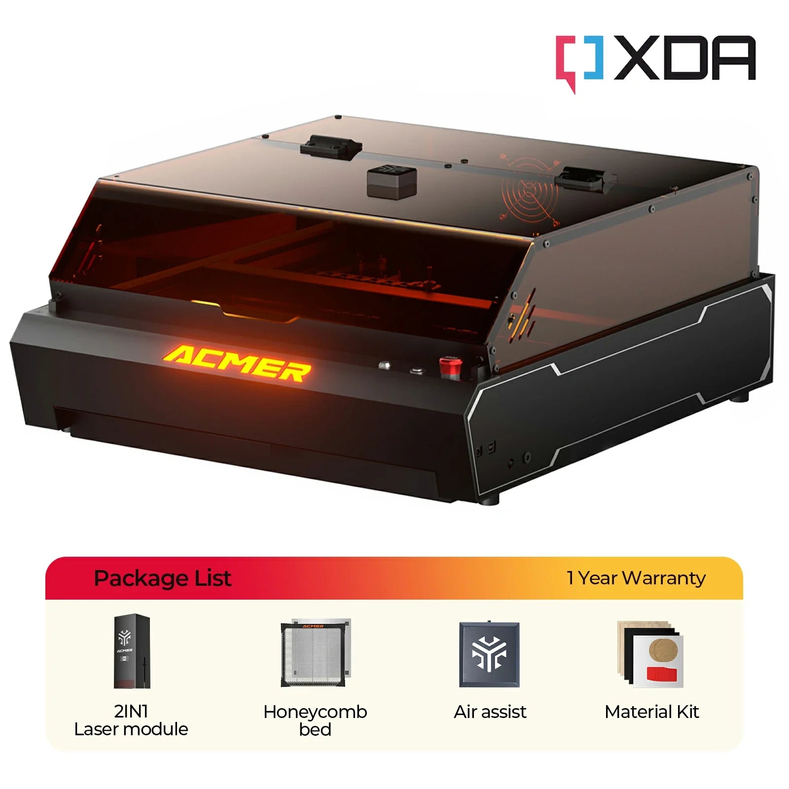 ACMER P3 IR＆Diode Enclosed Dual Laser Engraver