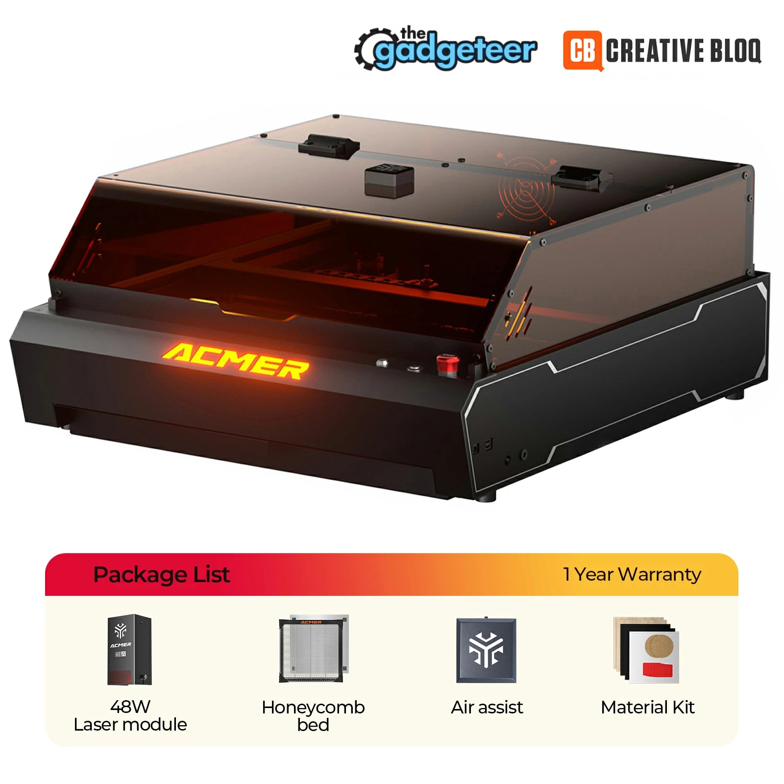 ACMER P3 48W Diode Enclosed Laser Engraver