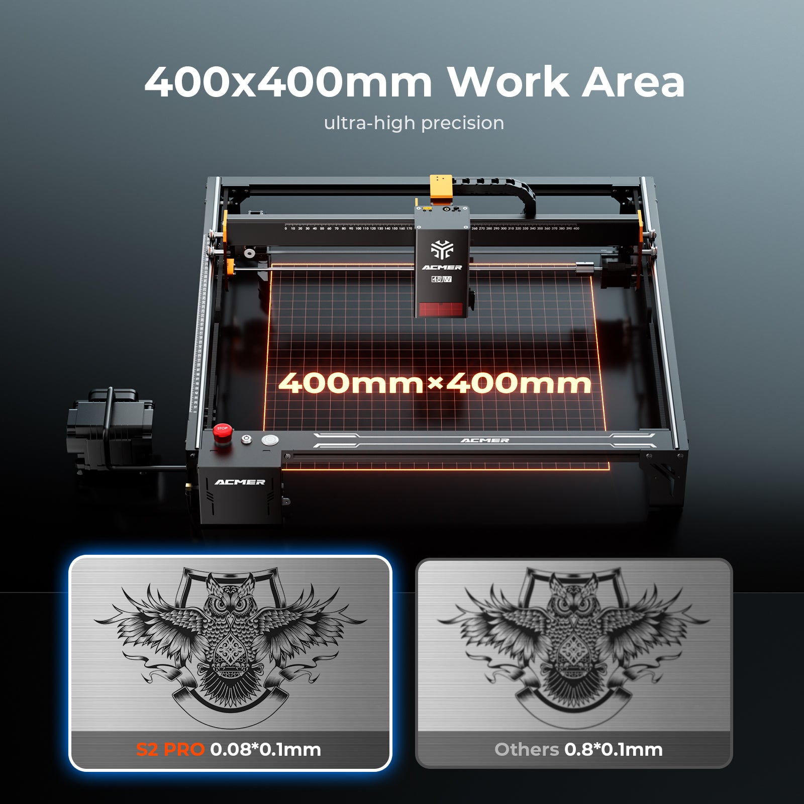 ACMER S2 Pro Laser Engraver Cutting Machine