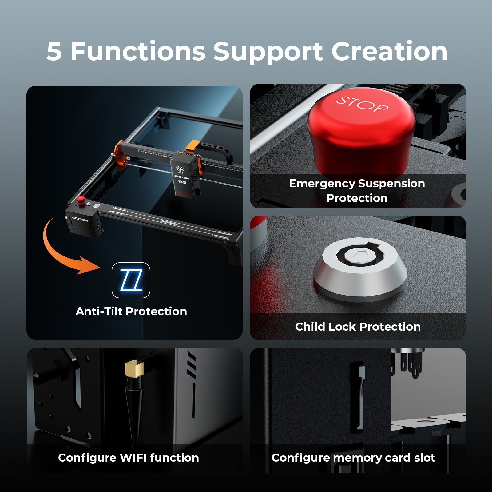 ACMER S2 Pro Laser Engraver Cutting Machine