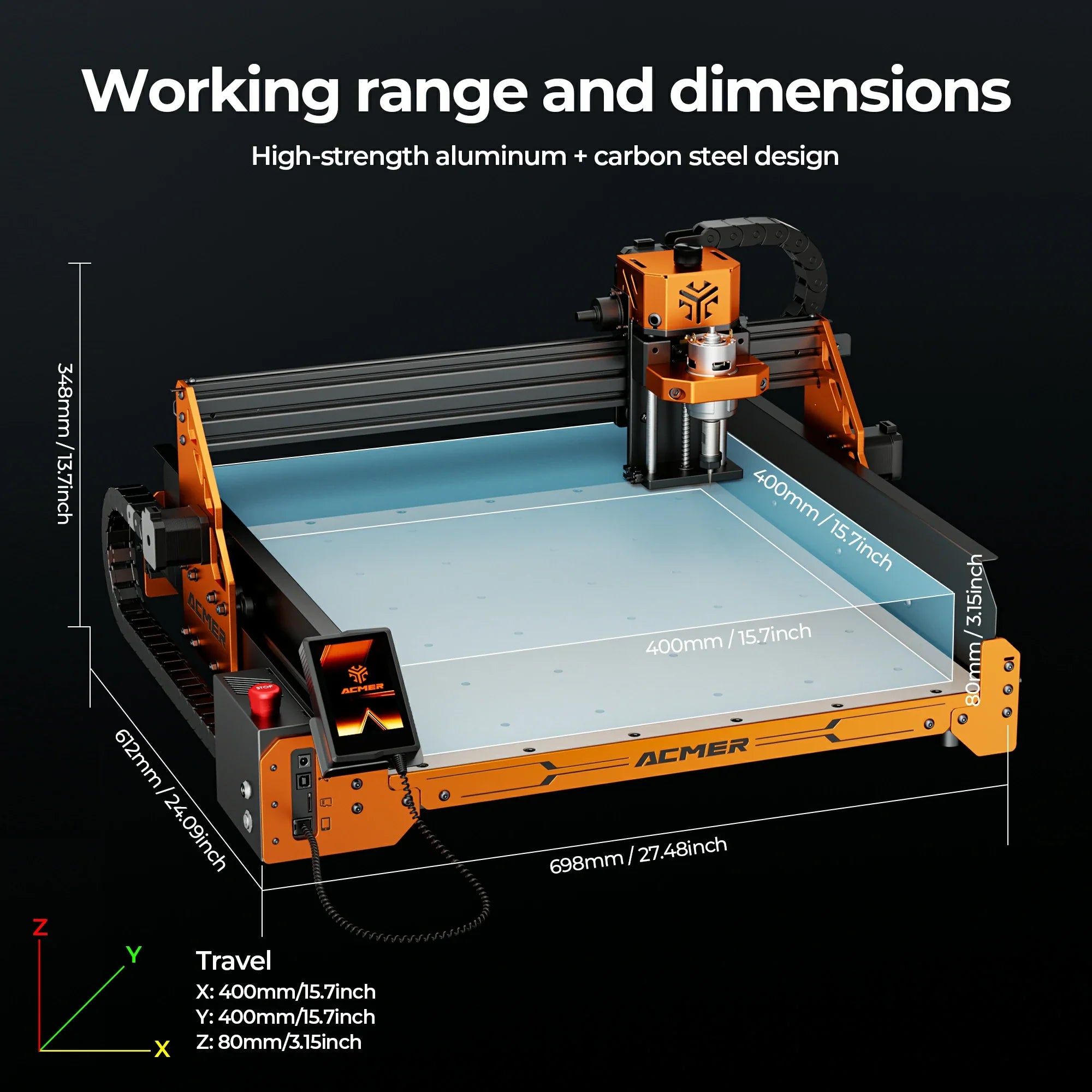 ACMER ASCARVA 4S CNC Router Machine