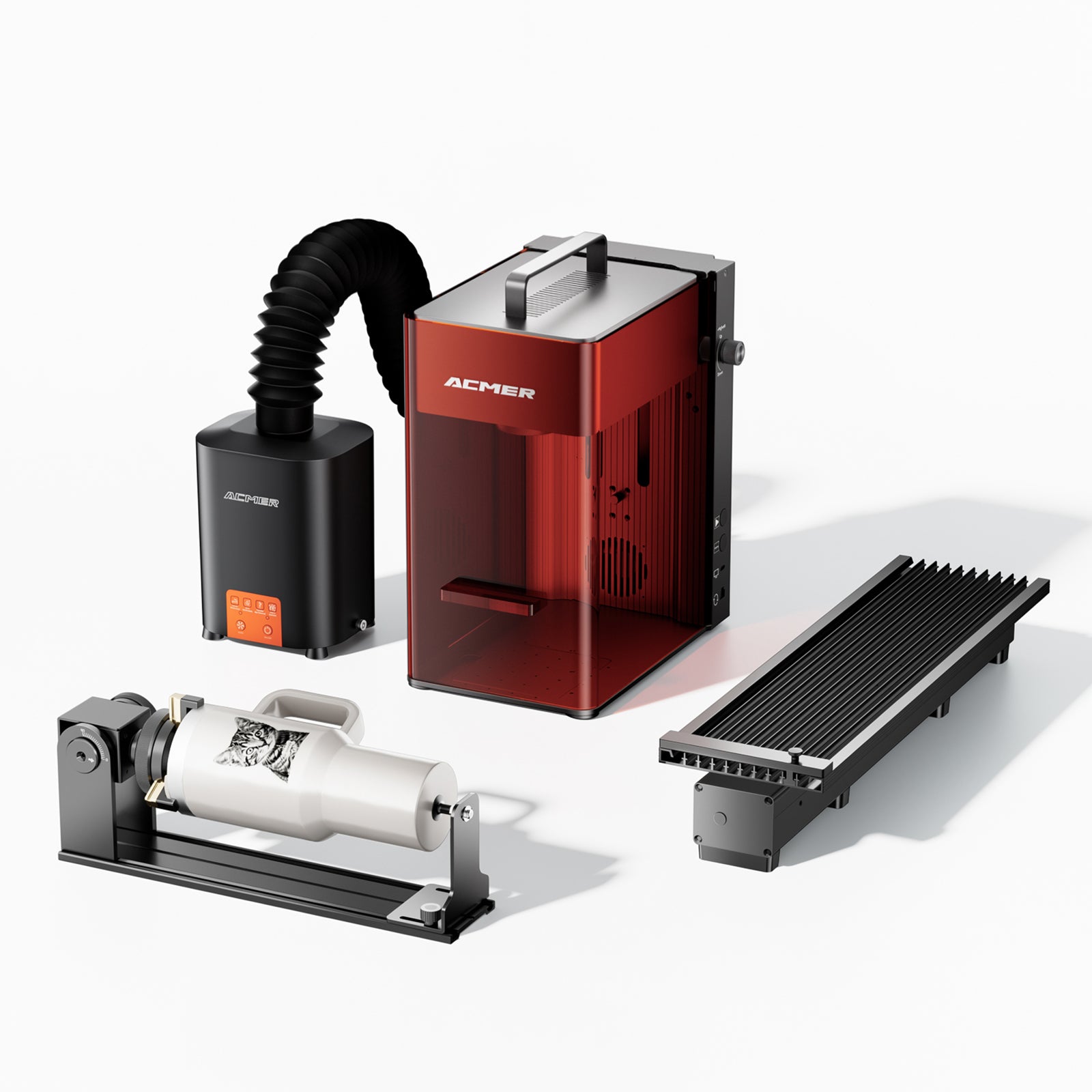 ACMER GE1 2W IR & 10W Diode Portable Galvo Dual Laser Engraver(PRE-ORDER)
