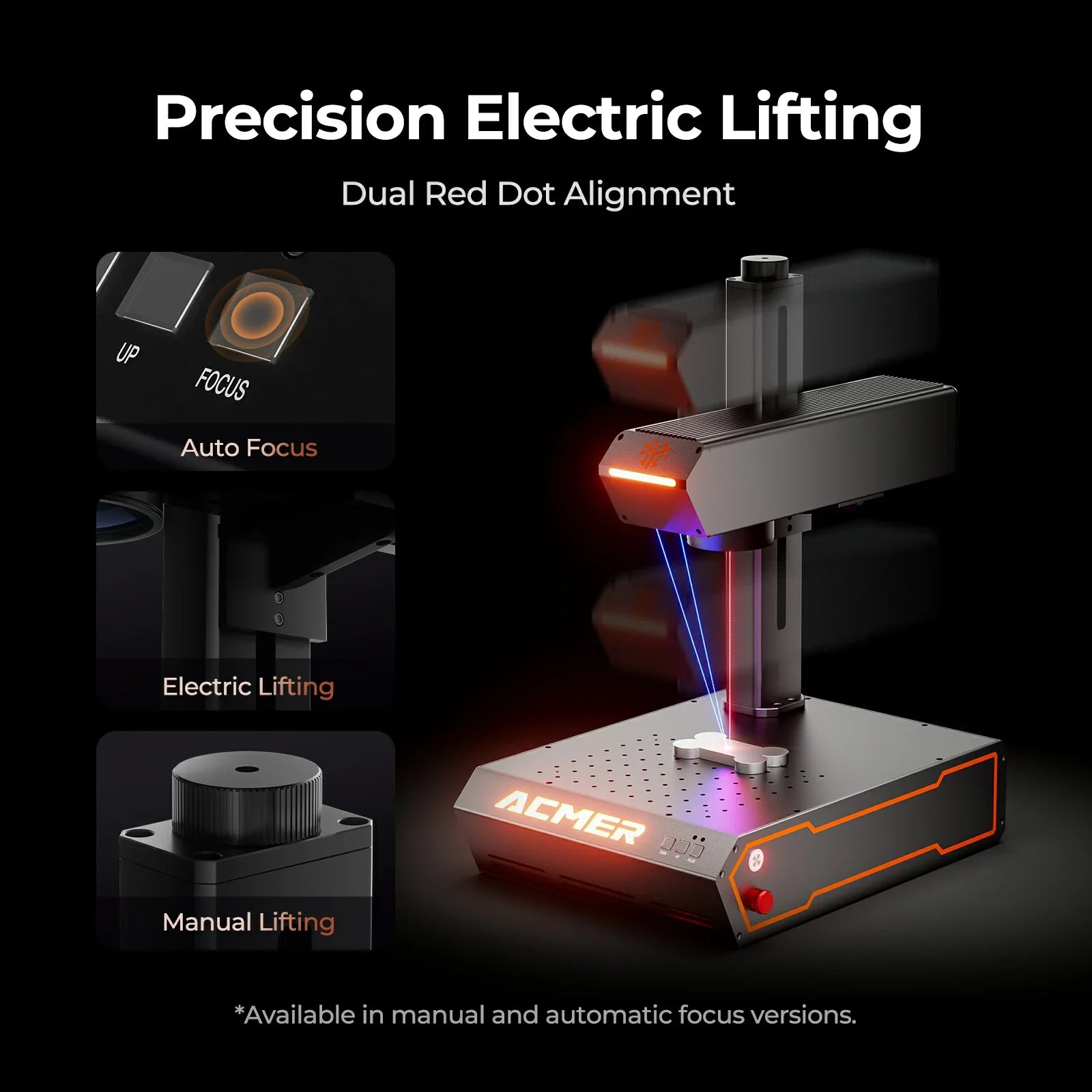 ACMER PM 20-60W Fiber＆MOPA Laser Marking Machine