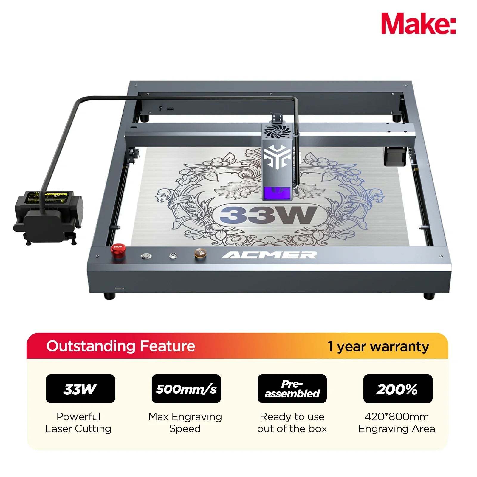 ACMER P2 Laser Engraver Cutting Machine