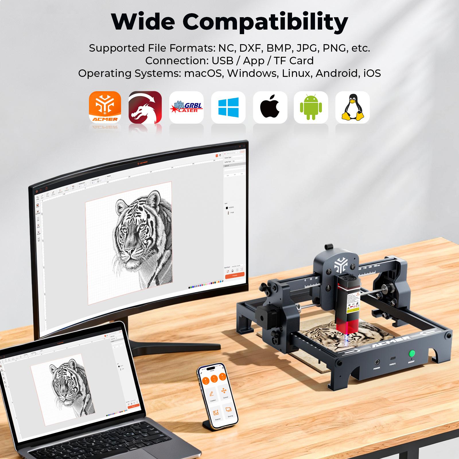 ACMER S1 Portable Laser Engraver Mini Machine