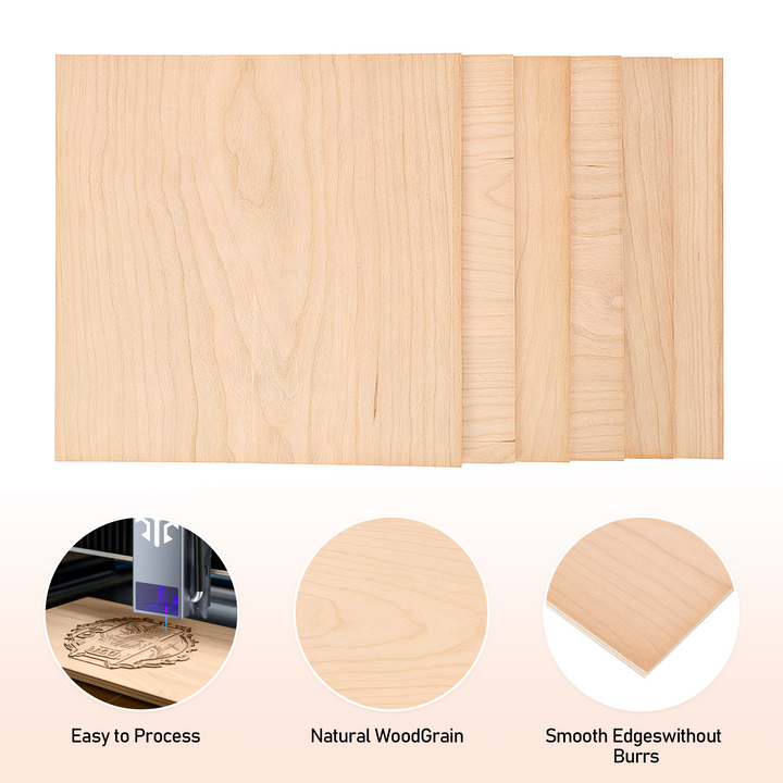 Cherry plywood (6 pcs)
