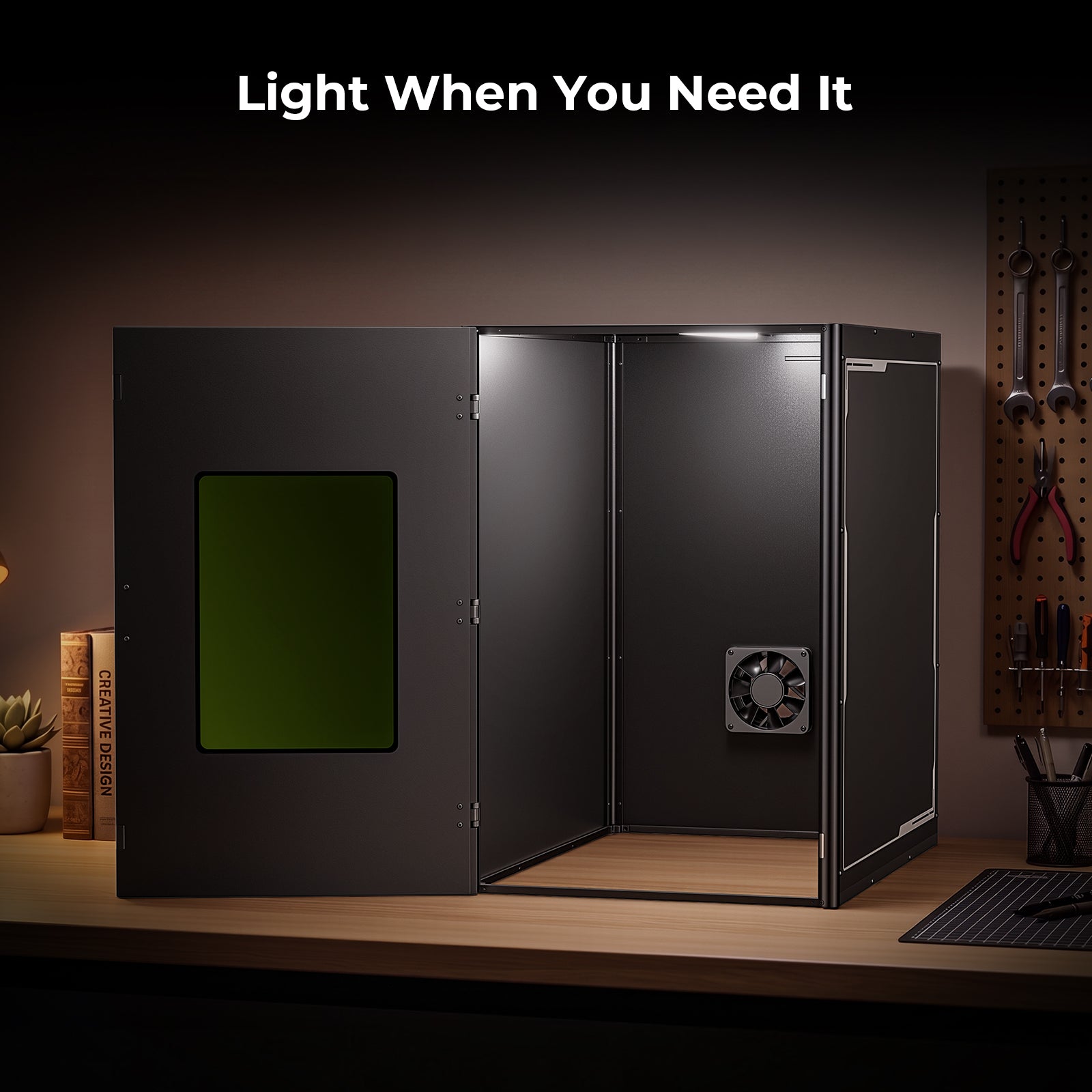 ACMER Fiber Laser Safety Enclosure with OD6+ Optical Protection & Magnetic Door Latch(Pre-order)