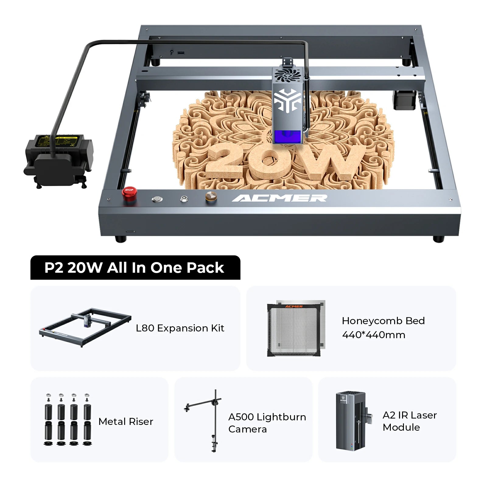 ACMER P2 Laser Engraver Cutting Machine