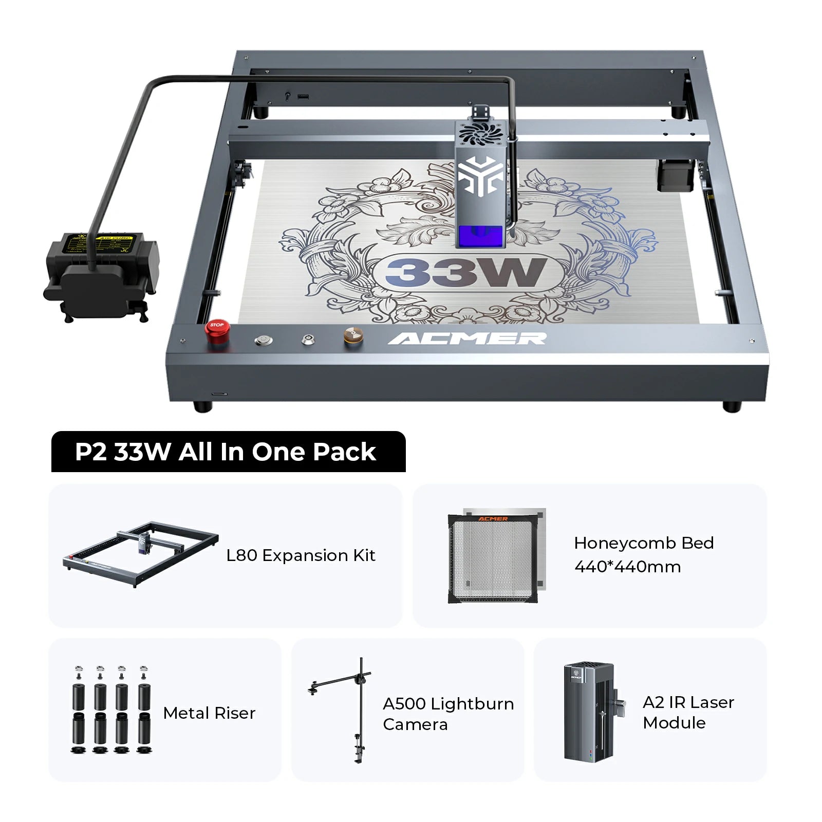 ACMER P2 Laser Engraver Cutting Machine