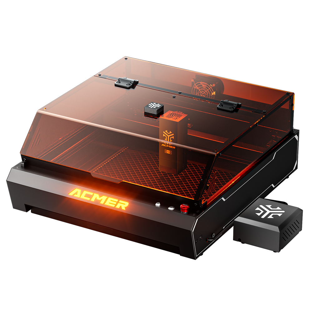 ACMER laser engraving machine-P3 2IN1 dual laser