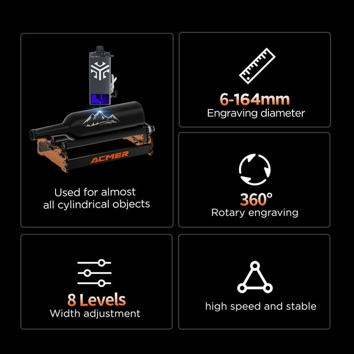 ACMER M3 8 - levels Laser Rotary Roller - ACMER