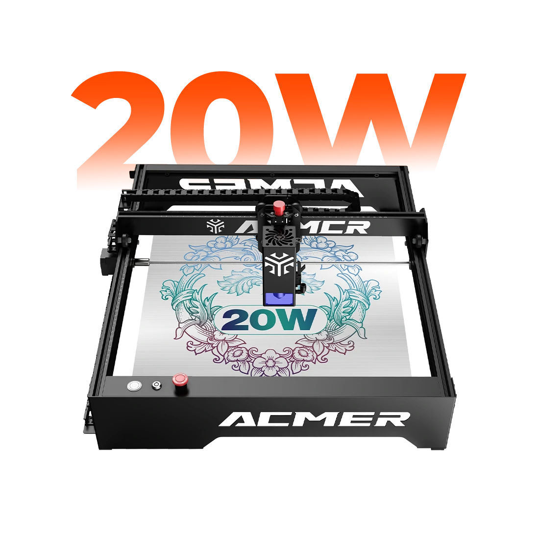 ACMER laser engraving machine-P1 20W Laser engraver for beginners