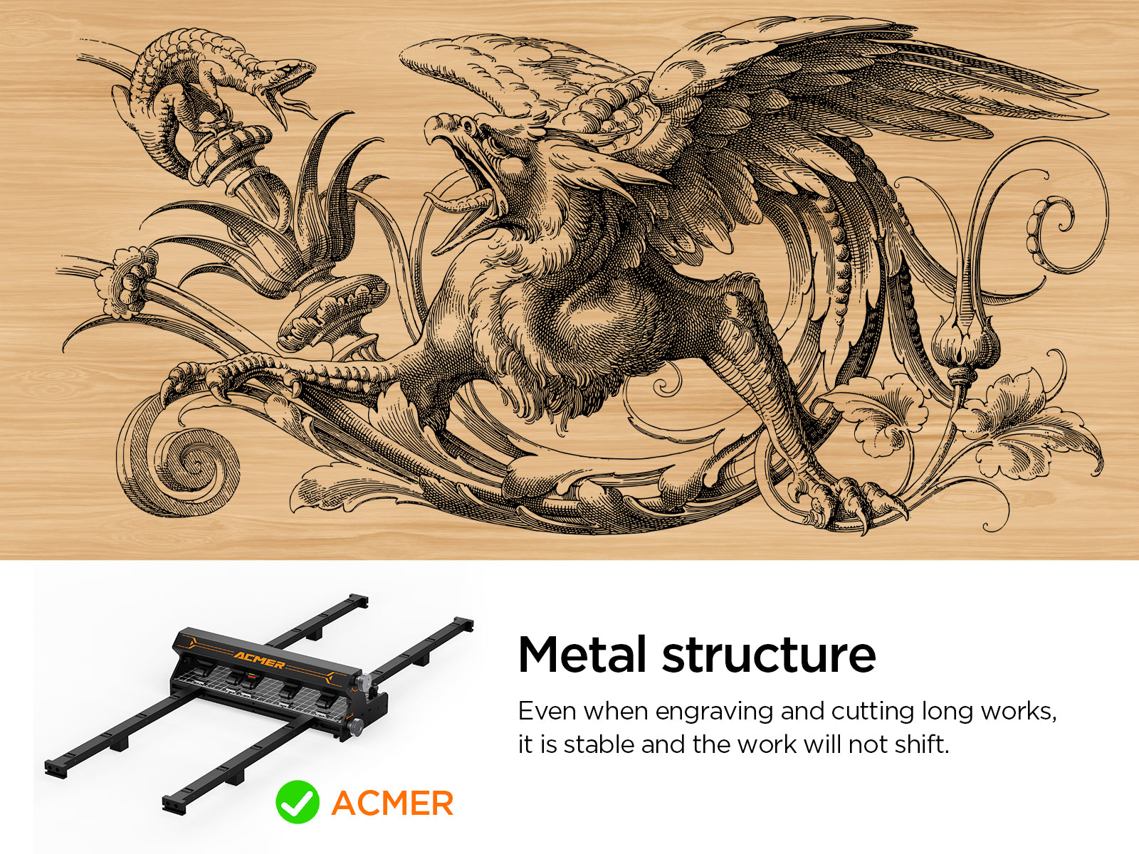ACMER Auto Conveyor Feeder-metal structure