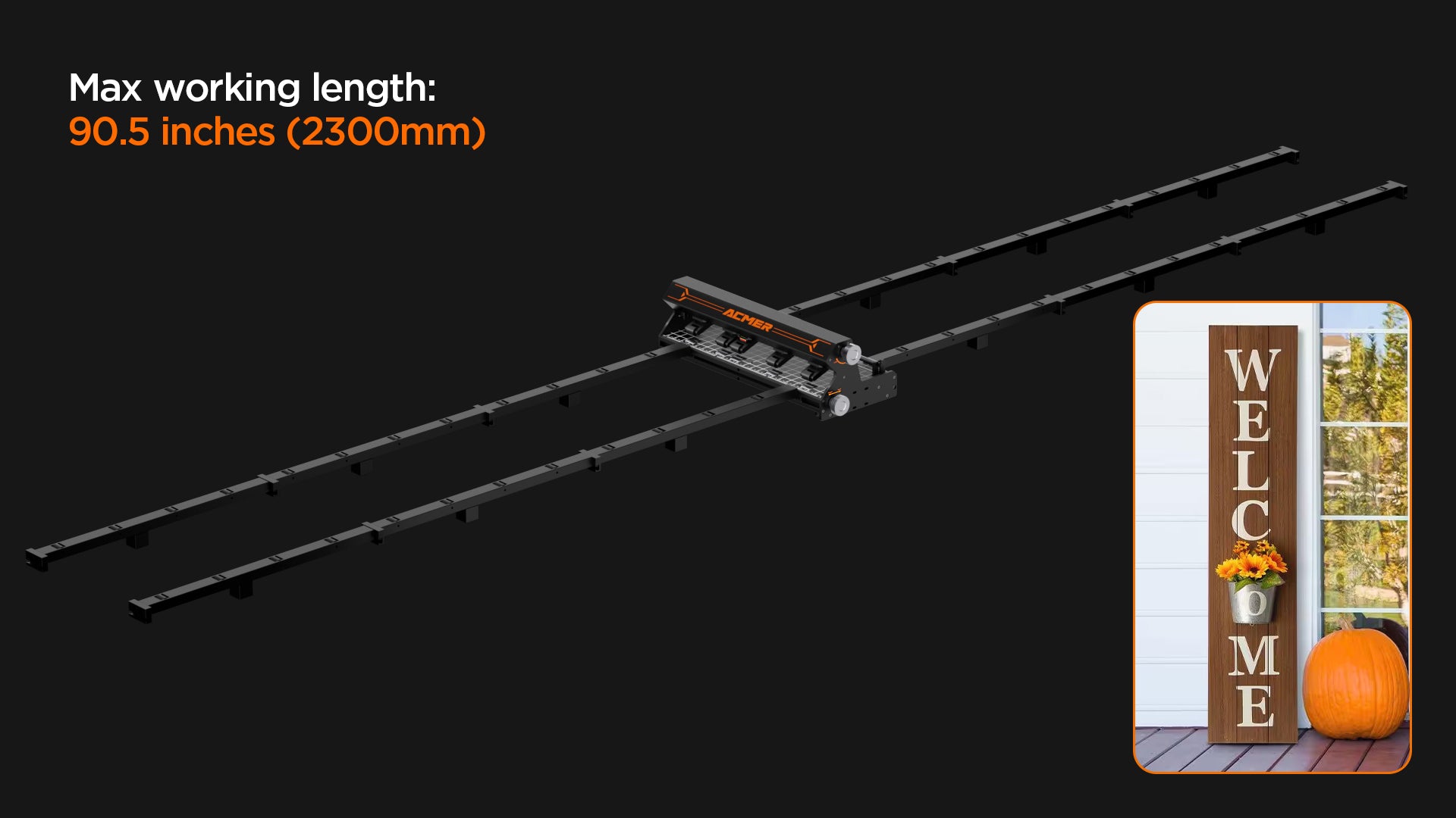 ACMER Auto Conveyor Feeder-90.5 inches
