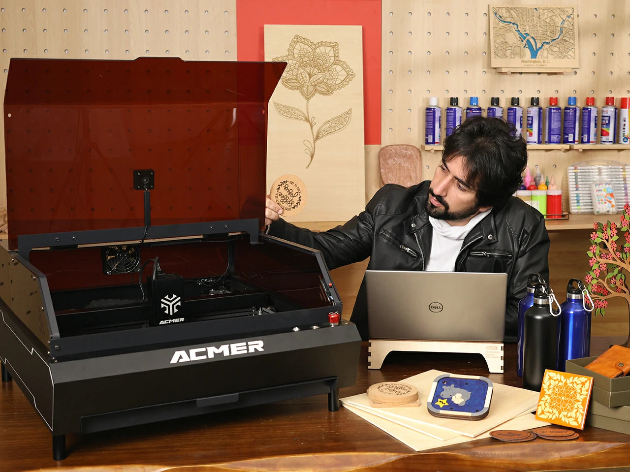 ACMER laser engraving machine-Small business