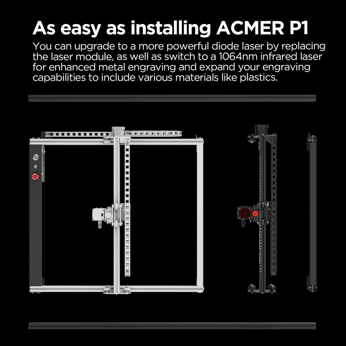 L60 Engraving Area Expansion Kit for ACMER P1 - ACMER